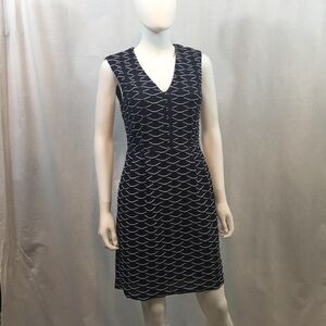 NWT navy and white I.Madeline mini dress small